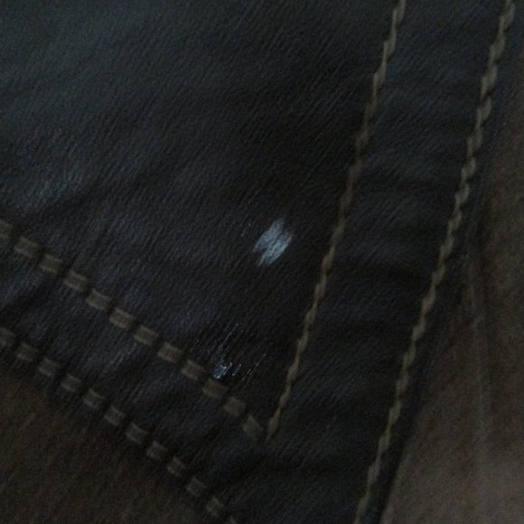 Vintage 2 Tone Brown Leather Suede Belted Poncho Cape - Picture 8 of 9